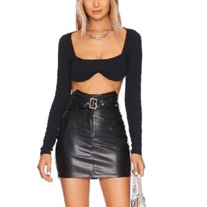 Revolve superdown gigi belted skirt